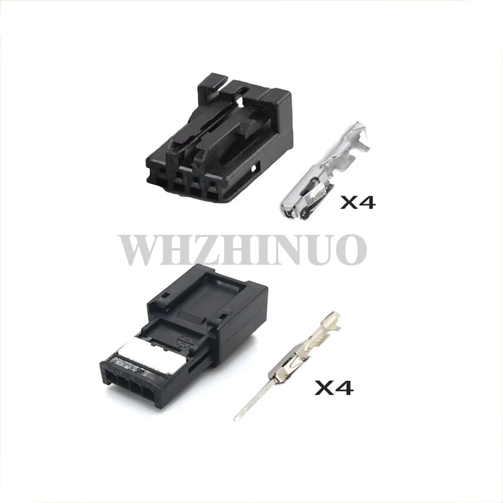 936119-1 936227-1  4Way Male Female Audio Socket Tweeter Plug Auto Automotive Instrument Station Connector