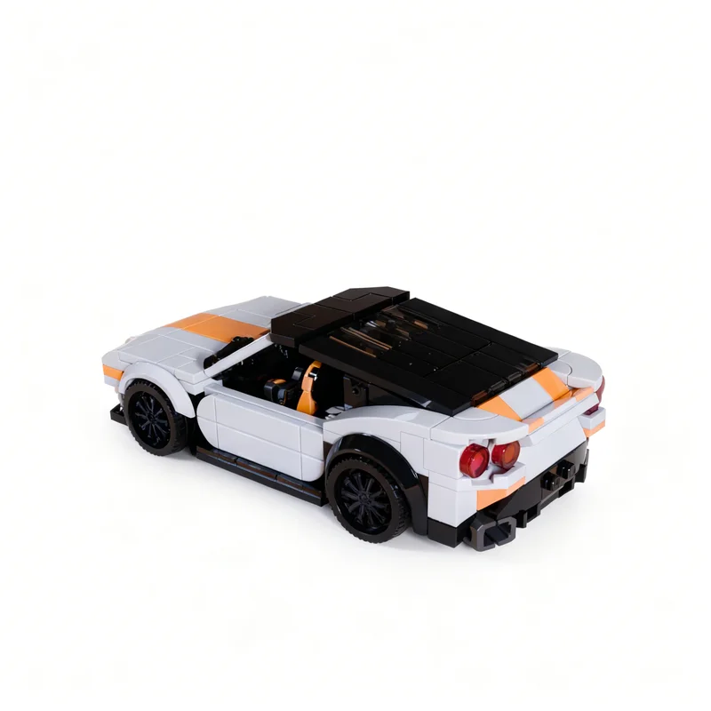 245pcs MOC City Champions The Alternative MUSTANG Model Toys Building Blocks Christmas Gift Construction Creative Collection