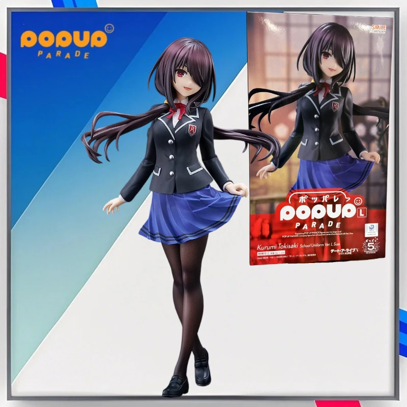 

GSC Original Pop Up Parade Date A Live Kurumi Tokisaki School Uniform Ver. L Size Anime Action Figures Toys for Children Gift