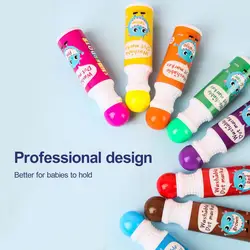 Toddler Crafts Art Supplies Eco-friendly Kids Stationery Dot Markers Set for Toddler Arts Crafts Washable Leak-free Easy for Diy