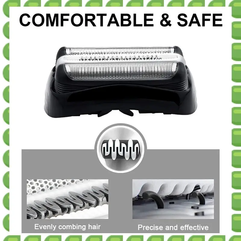 

A04V 6X 32B Замена бритвенной головки для Braun 32B Series 3 301S 310S 320S 330S 340S 360S 380S 3000S 3020S 3040S 3080S