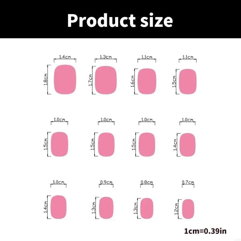 

G99E 24pcs Short Square Press On With Spring Flower Designs Full Cover False Acrylic Artificial for Women