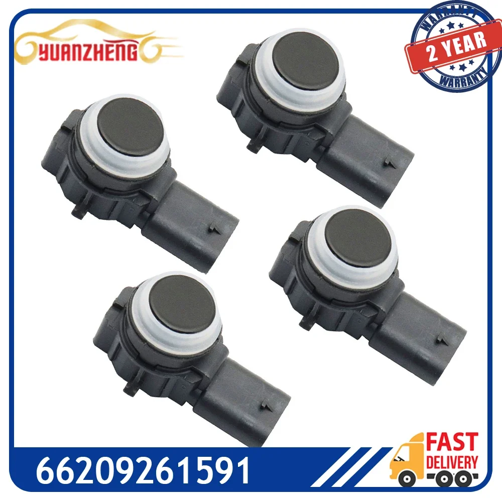 

4pcs NEW Parking Sensor 66209261591 For BMW 1 2 3 4 Series M3 M4 Convertible Coupe 2014-2019 66209261582 66209261584 66209261585