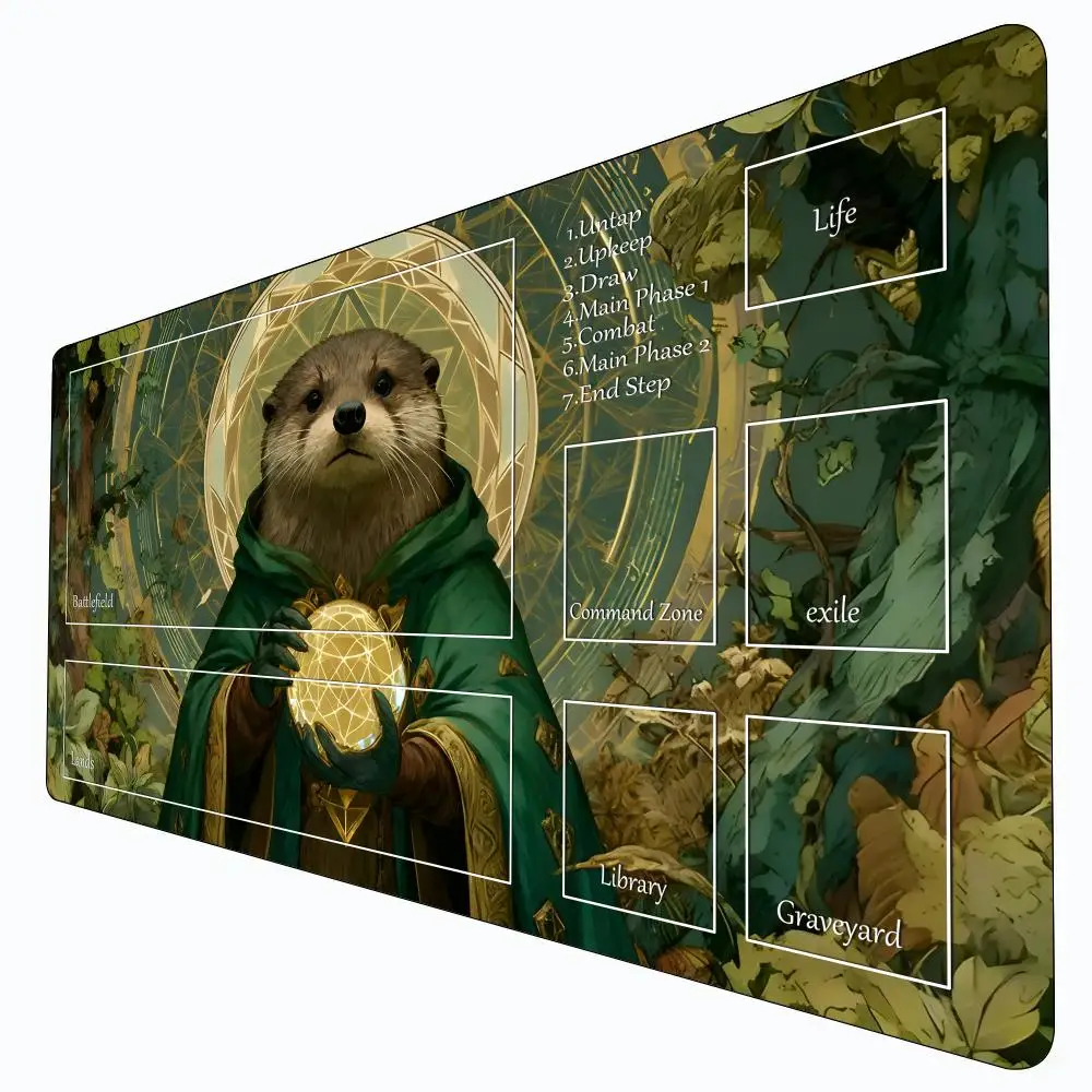 

Креативный коврик для мыши видра, настольный коврик с фантазийной тематикой для игровых ковриков MTG и TCG, игровых ковриков, дуэльных ковриков, карточек для начинающих