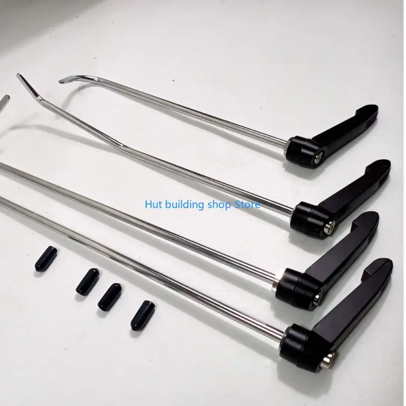 T21C Complete Car Body Puller Set Car Dent Removal Rod With Angled Pullers And Comfortable Handle For Easy Panel Repair