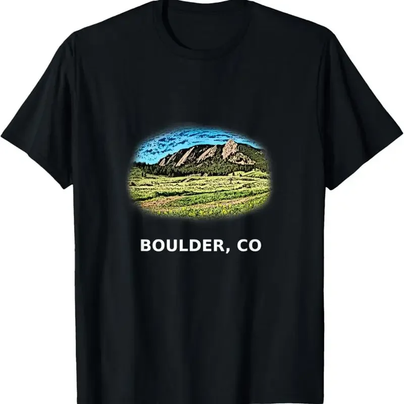 Boulder Colorado Iconic Chautauqua Park With Flatirons T Shirt