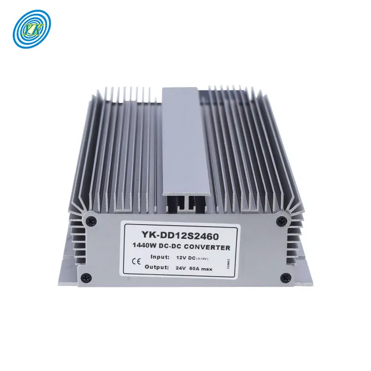 Aluminum Shell Step up 12V to 24V 60A 1440W DC Boost Automotive Home Converter & Inverter