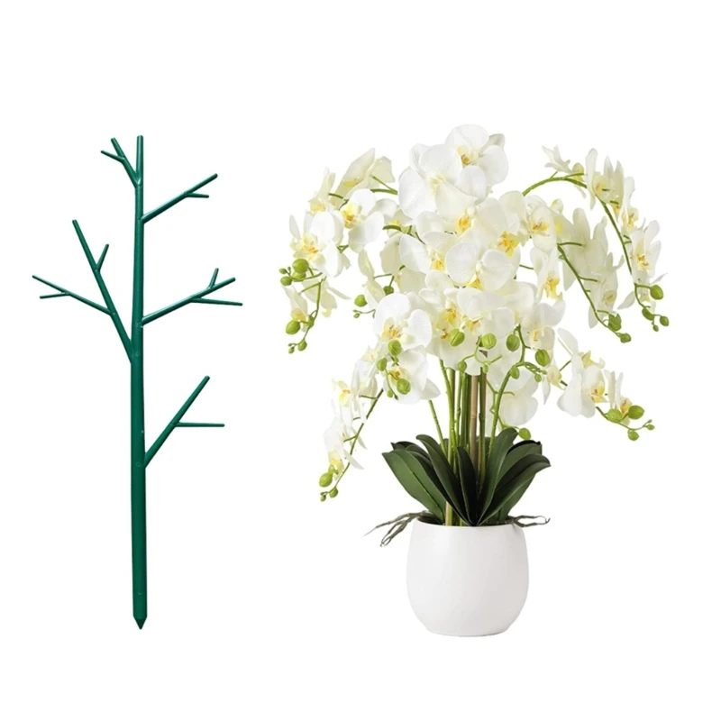 พลาสติกอเนกประสงค์เหมาะสำหรับผักแตงกวาพืชปีนเขาสนับสนุน Trellis Garden SINGLE Stem ดอกไม้ Dropship