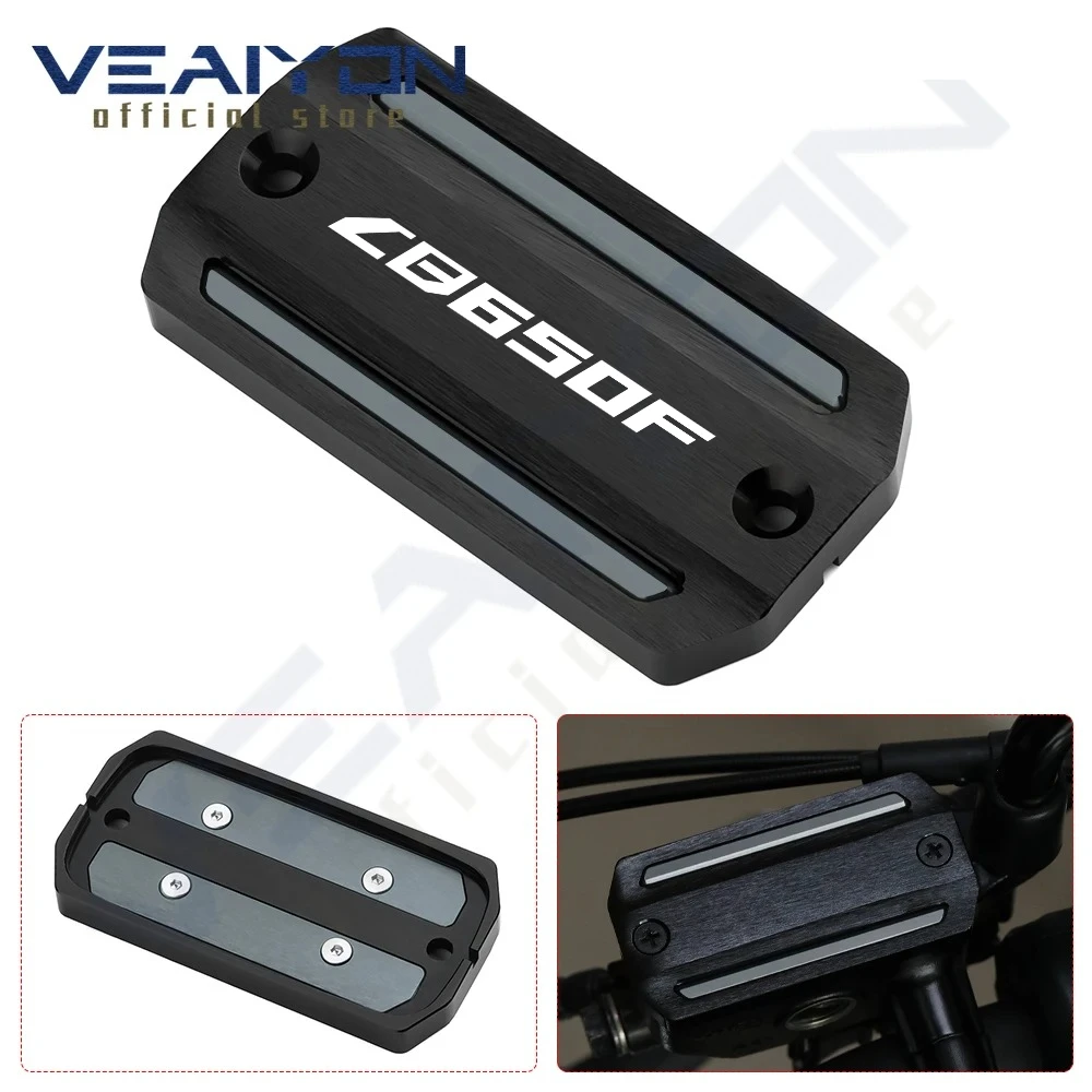 

For CB650F CBR650F 2014 2015 2016 2017 2018 2019 Motorcycle Accessories Brake Fluid Fuel Cylinder Reservoir Tank Cover Cap