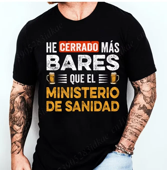 I Close More Bars T Shirt Retro Top T-Shirts Camisa New Coming Men T Shirt Camisa T Shirt