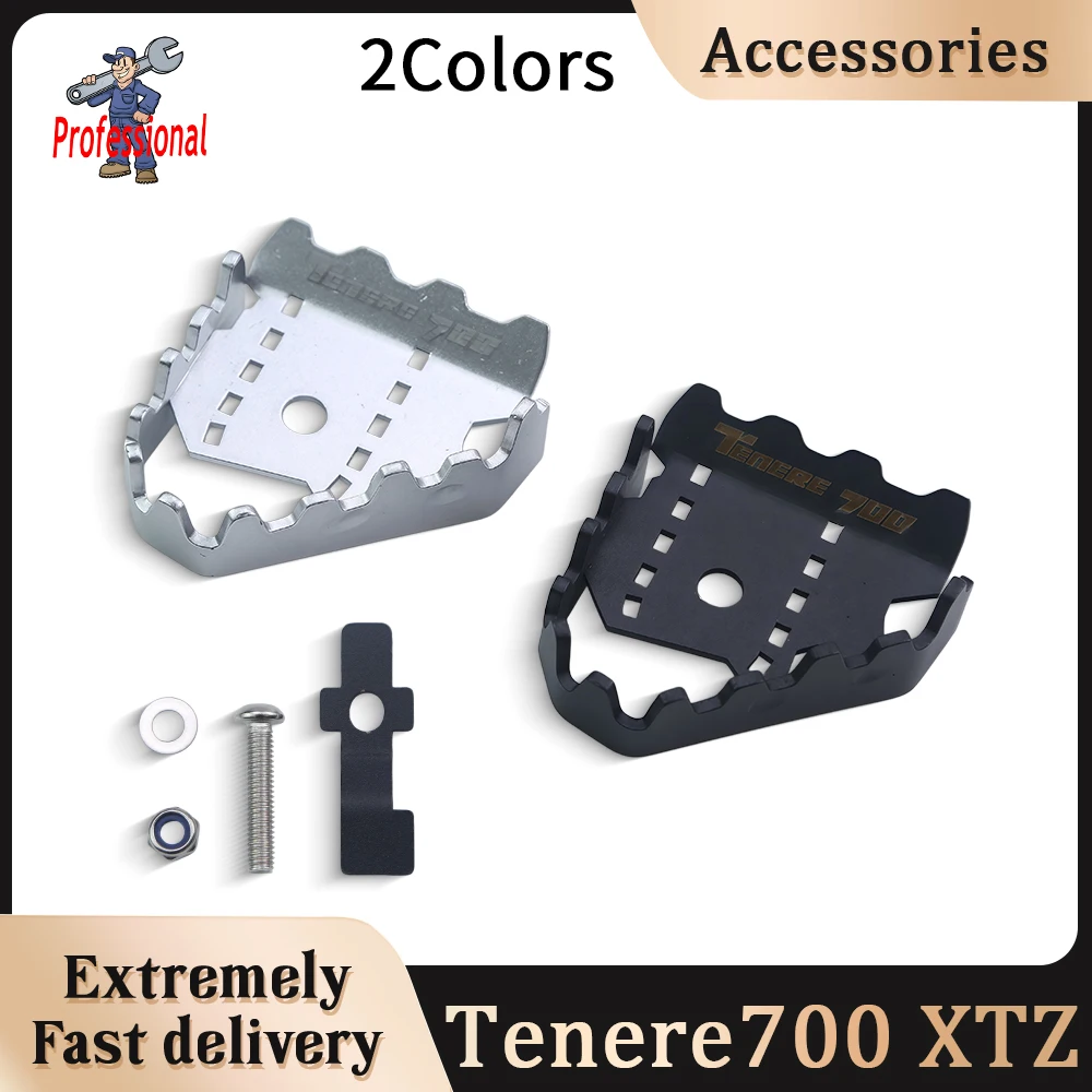

Motorcycle Rear Foot Brake Lever Pedal Enlarge Extension Peg Pad Extender For Yamaha TENERE 700 Tenere700 XTZ 700 T700
