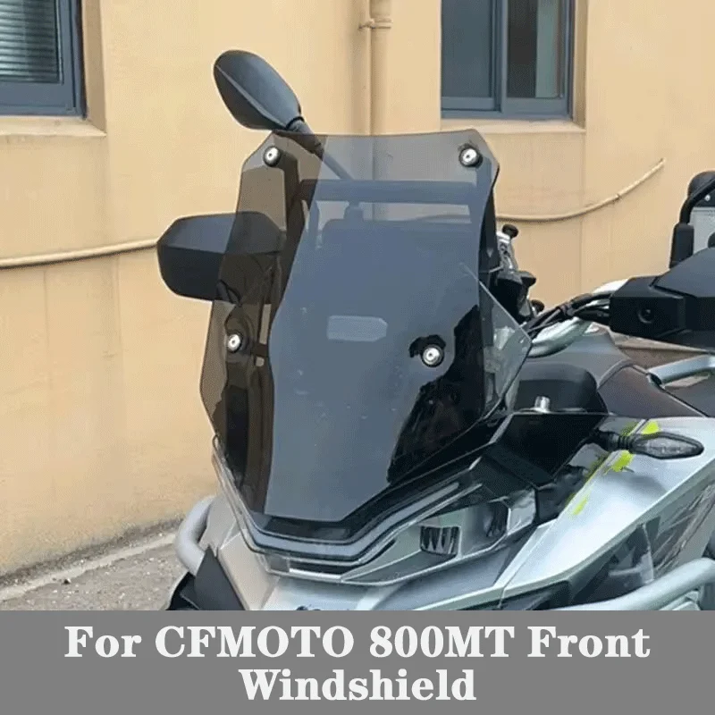 For CFMOTO 800MT Front Windshield Competitive Style Thickened Modified Chest Guard Baffle Windscreen Fairing Baffle Cover