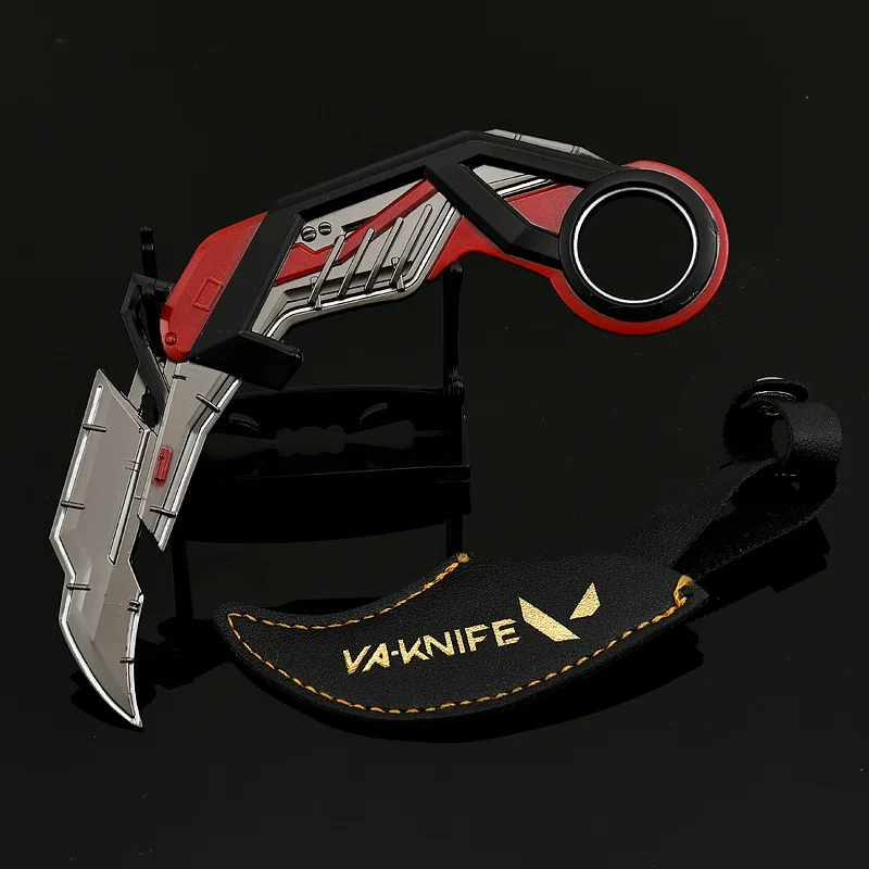 Modelo Periférico de Metal de Arma Valorant, Ornamentos Desktop, Coleção Toy Gift, Periférico do Jogo, 16cm, RGB 11z Pro Karambit