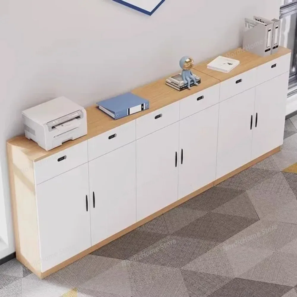 

Office File Cabinet Locker Wooden Printer Storage Cabinet File Tea Folders for A4/Letter/Legal Size Documents,Storage Cabinet