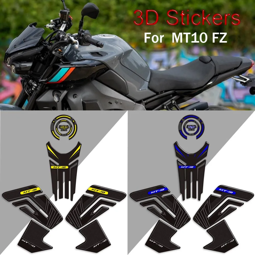 

Tank Pad Grips For Yamaha MT10 FZ10 FZ MT - 10 MT-10 SP Motorcycle Gas Fuel Oil Kit Knee Protector Hyper Naked Stickers Decals