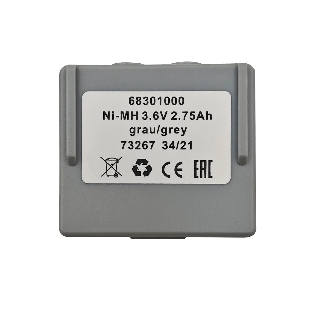 2pcs 68301000 3.6V 2750mAh Rechargeable Replacement for 68300900 Battery