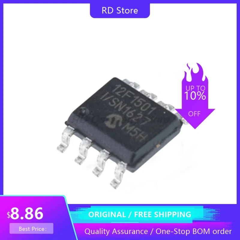

5PCS PIC12F1501-I/SN MSOP8 Integrated circuit IC chip New Original Free Shipping