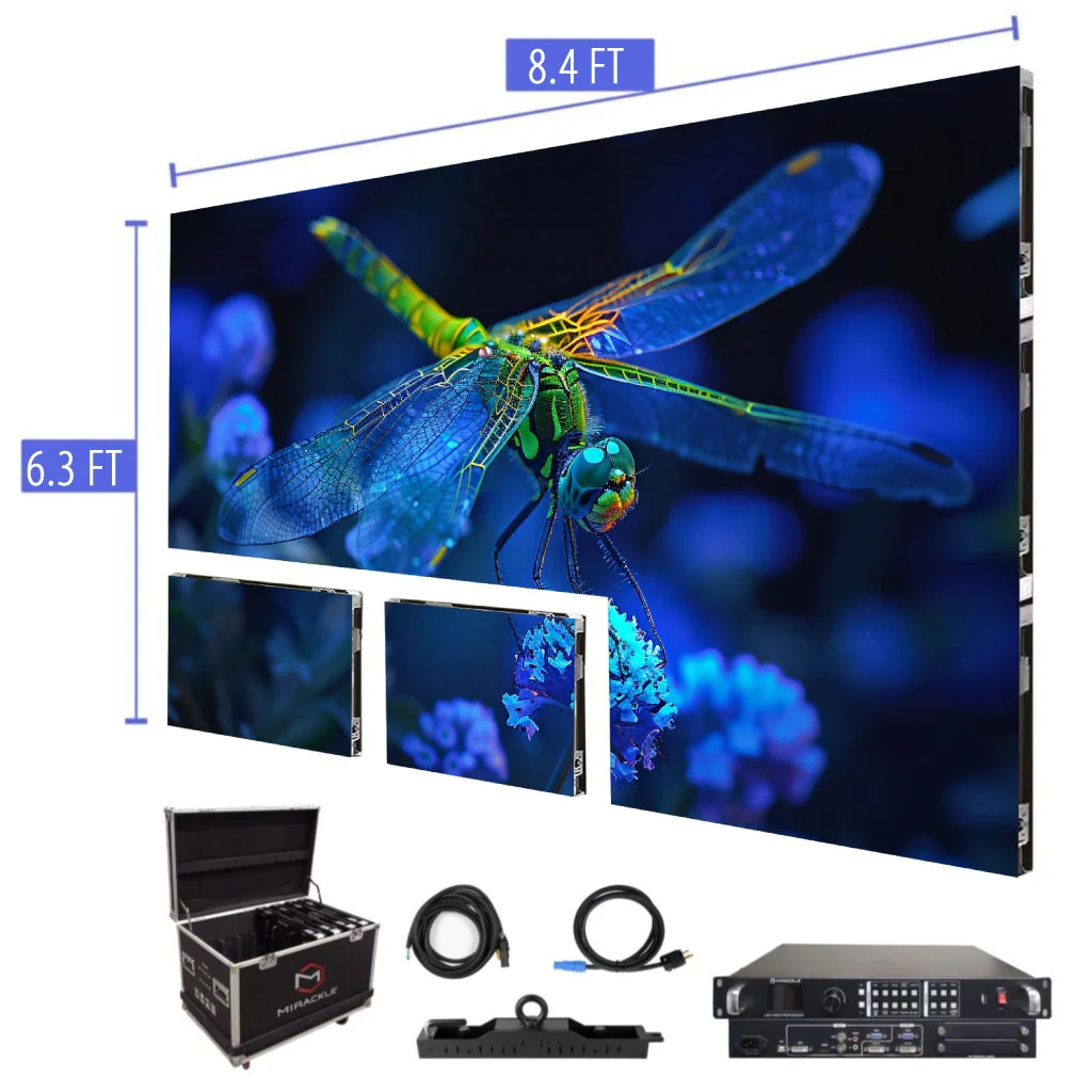P2.9 P3.91 P4.81 Front Rear Maintainable Portable LED Screen Indoor Outdoor Stage Rental LED Video Wall