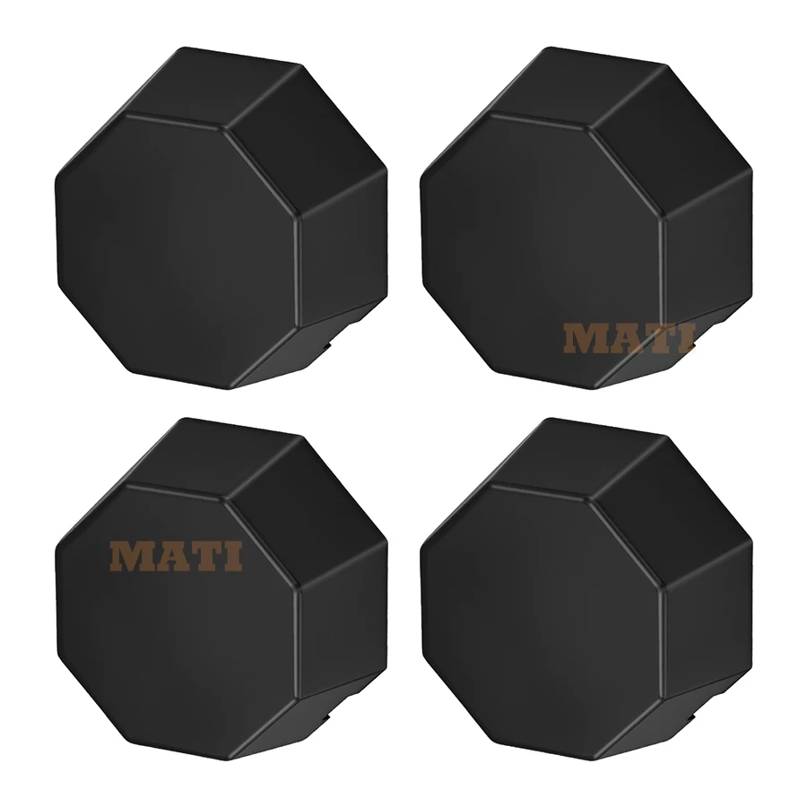 M MATI 4Pcs Matte Black Hub Cap Cover For Polaris Sportsman 570 (Only TO 6/20/2024) 2015-2025 O.E.M#5451374-458