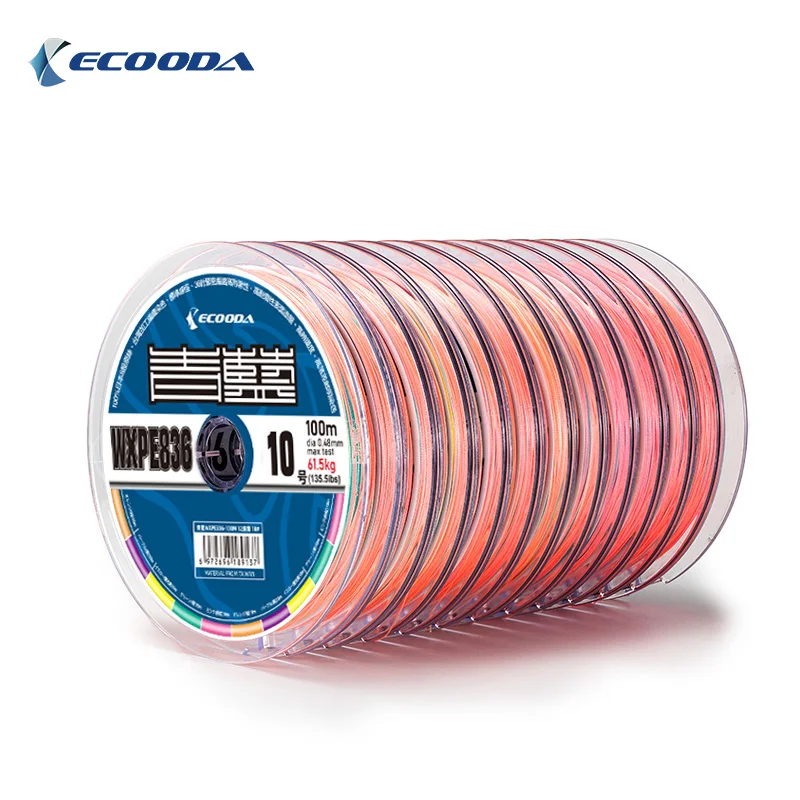 Ecooda CYAN Blue Series PE Fishing Line, WXPE836