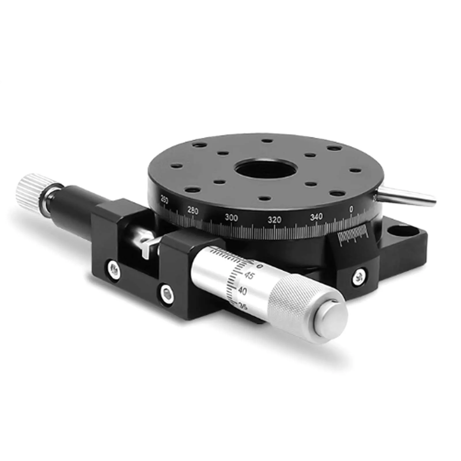 

Precision Fine-tuning Φ-axis Rotating Platform, R-axis Manual Optical Rotating Slide Workbench