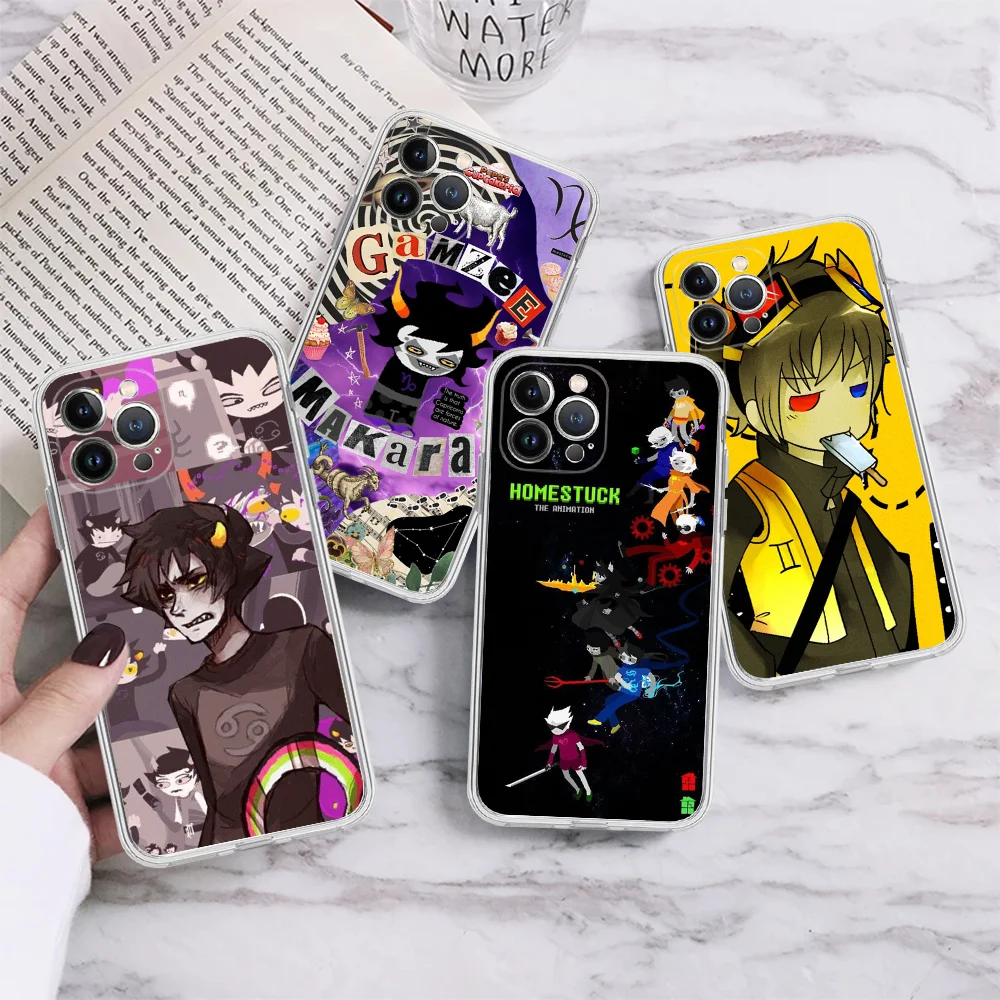 H-Homestuck T-Trolls Phone Case Silicone Soft For Iphone 15 14 13 12 11 Pro Mini XS MAX 8 7 6 Plus X XS XR Cover