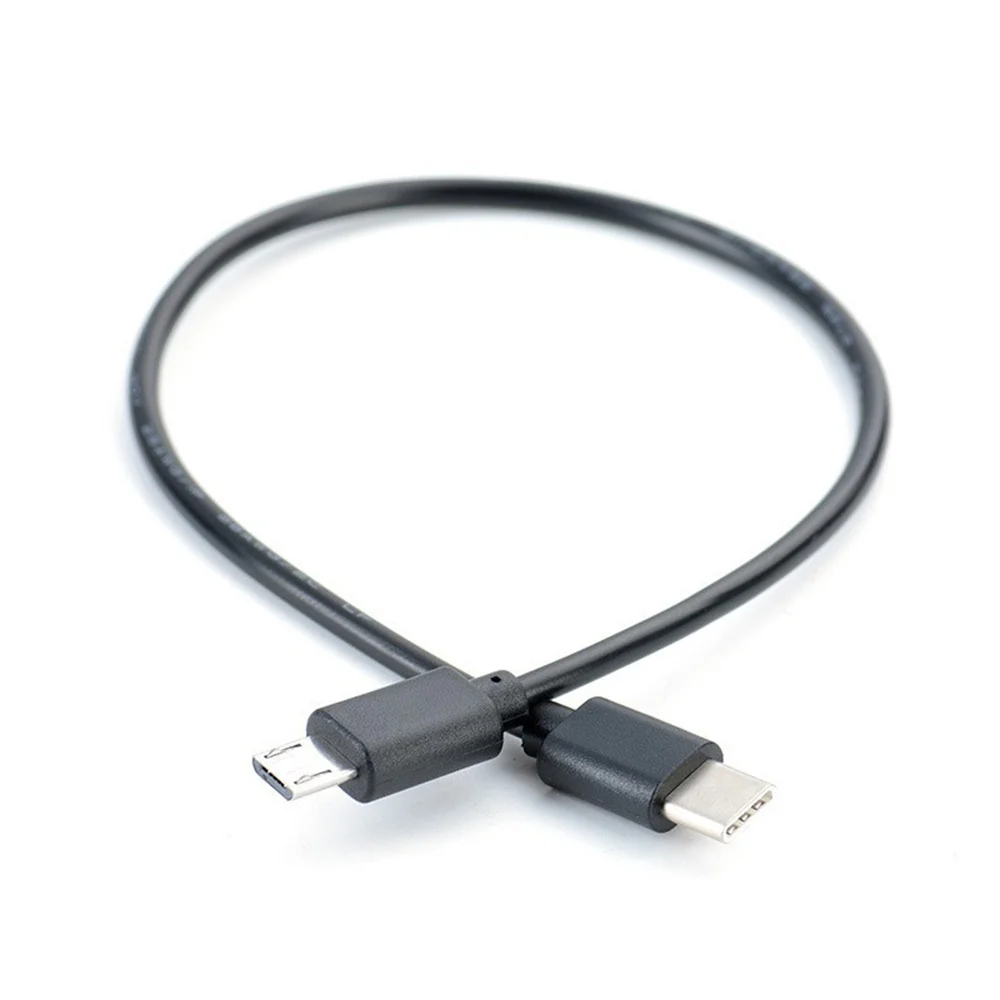 Cable de carga OTG tipo C a Micro USB macho, adaptador de sincronización para teléfono, alta calidad