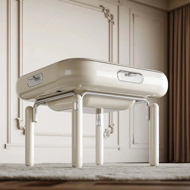 Design de entretenimento doméstico para jogos de mesa de xadrez e mahjong elétrico automático de luxo moderno