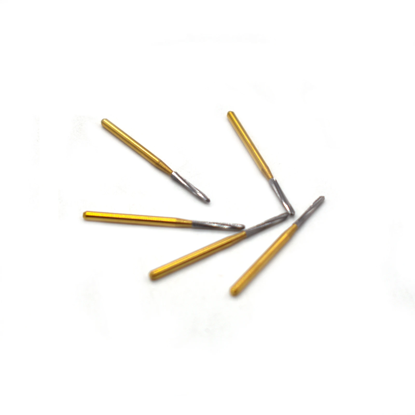 5Pcs Dental Endodontic Carbide Burs FG 1.6mm for High Speed Handpiece Shaping and Refining Endodontic Access Preparations