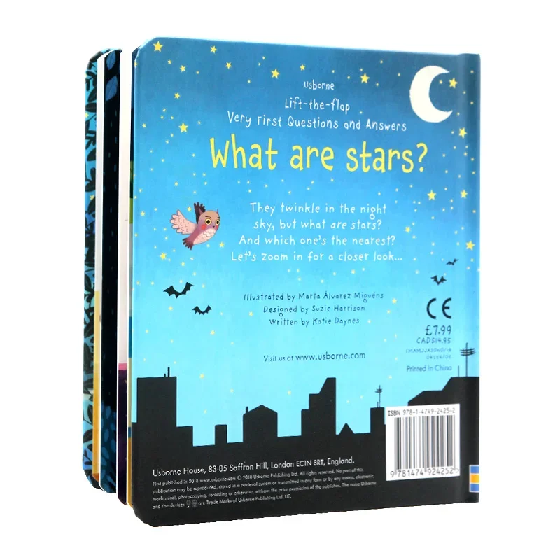 Usborne Very First Questions And Answers What Are Stars, Children's aged 3 4 5 6, English science picture books, 9781474924252