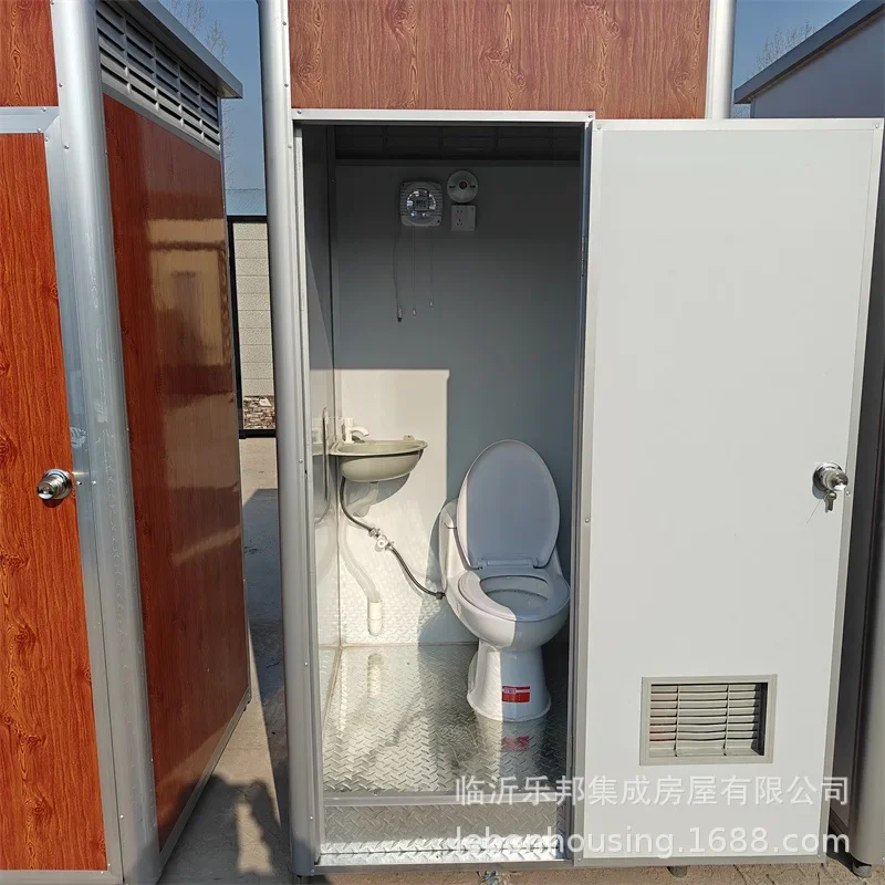 YY-single mobile toilet quick assembly site temporary toilet outdoor modular container toilet manufacturer wholesale