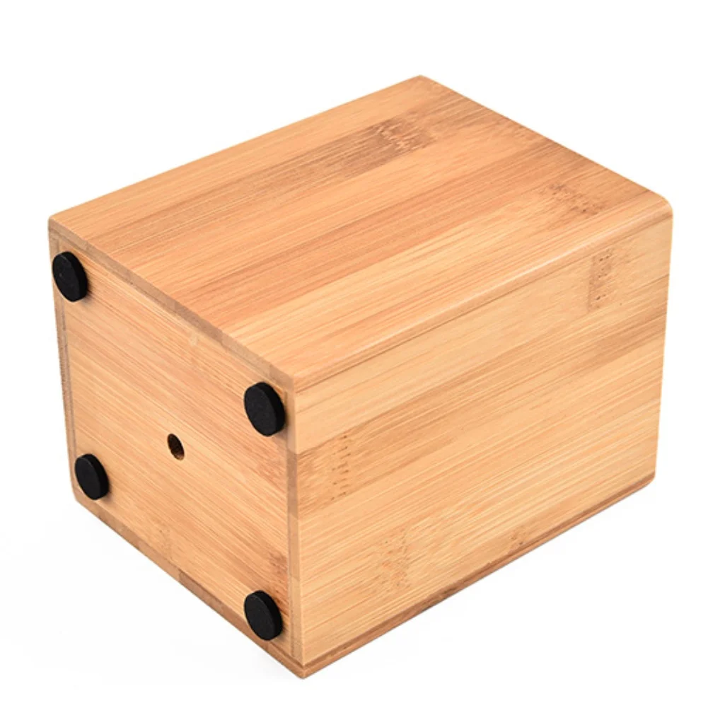 Solid Wood Utensil Holder for Home or Commercial Kitchens Featuring Stable Base and Thoughtful Compartment Layout