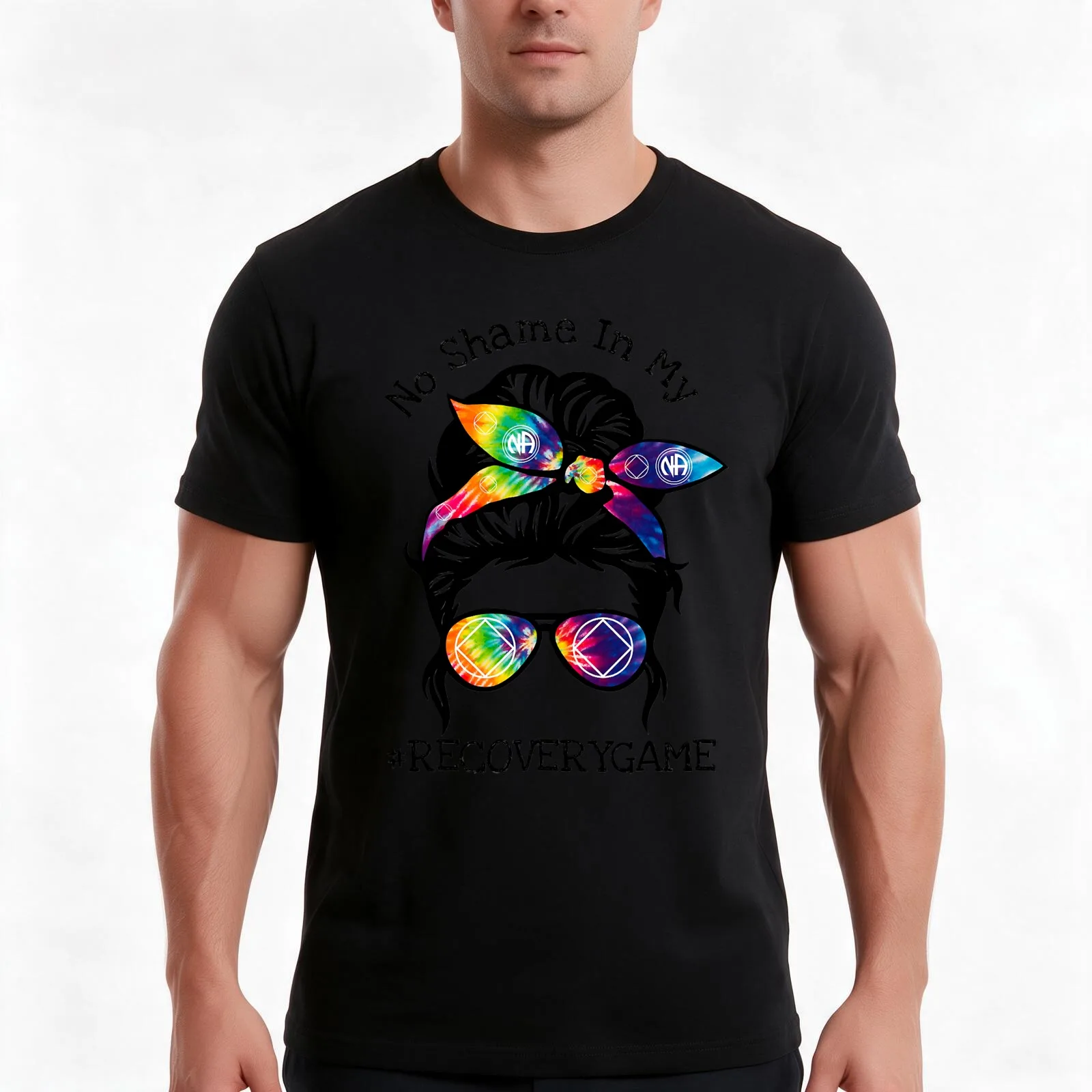 NarcoticsWomens Sobriety Gifts AA NA T-Shirt Summer Casual Cotton Tee Oversized Streetwear Tops Vintage Graphic Print