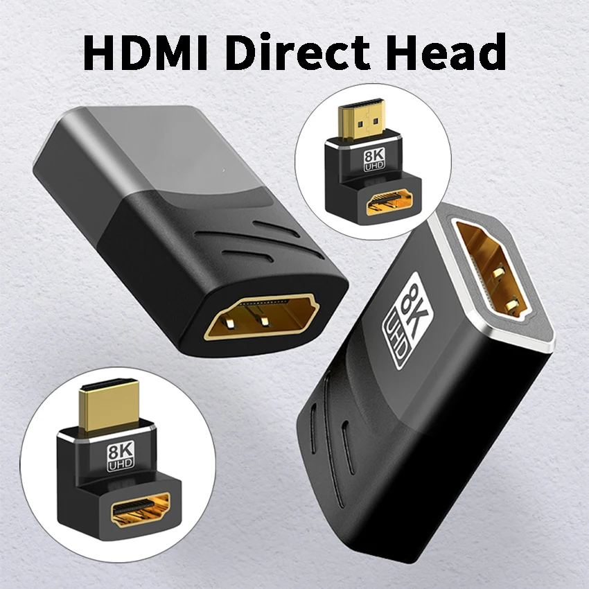 

HDMI 8K Female to Female Connector HDMI Expansion Adapter HD Interface Converter Male to Female Laptop to Monitor Projector