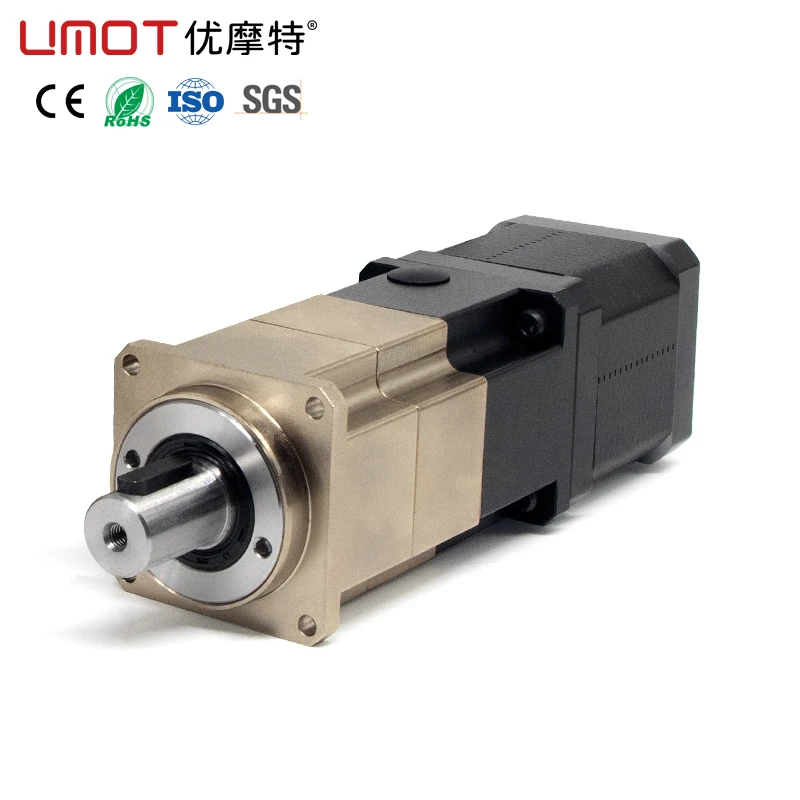 

Винтовая планетарная коробка передач UMOT с большим крутящим моментом 45 Нм постоянного тока 5 Arcmin и соотношение шагового двигателя Nema17 Шаговый двигатель 3-100 с редуктором