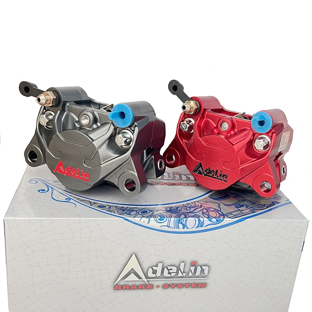 Adelin 84mm ADL 17 Forgé De Vélo De Course En Aluminium 34mm Piston Etrier De Disque De Frein pour Honda Yamaha NIU Suzuki Aprilla