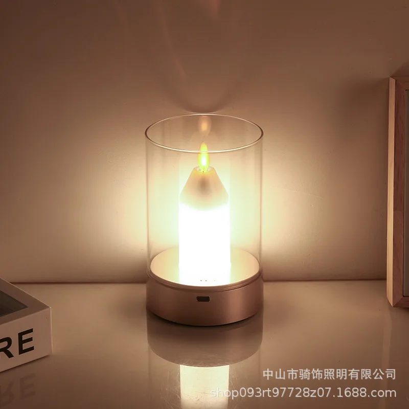 Magic Wave Hand Durable Rechargeable Candle Night Light for Birthday Outdoor Dinner Table Gift