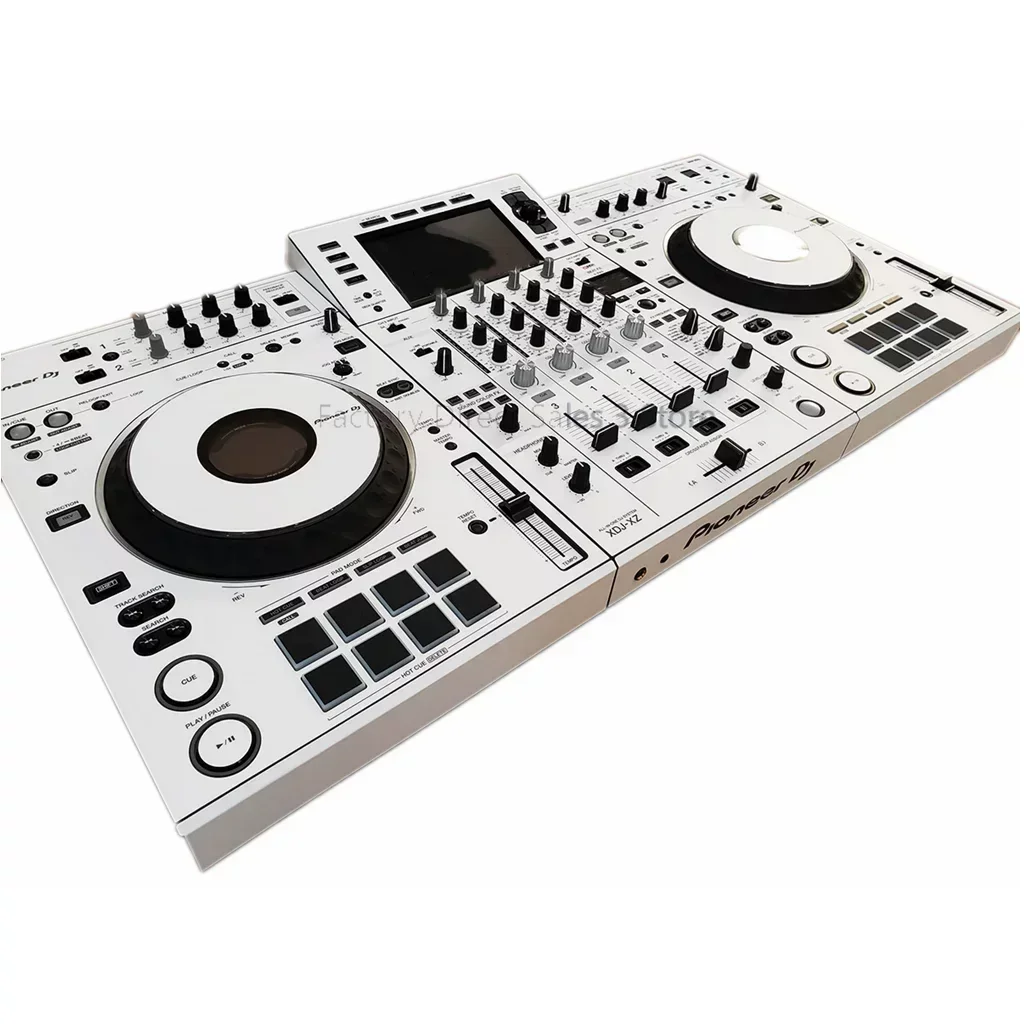 

XDJ-XZ film controller skin, fully enclosed PC, imported white silver stickers in stock