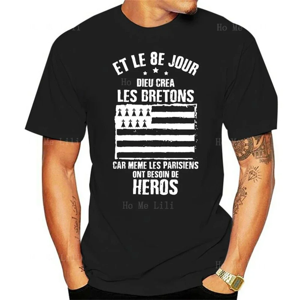 Breton Vs Paris Dition Limite Tee Lgant Customize Unisex Over Size T-Shirt Soft Breathable