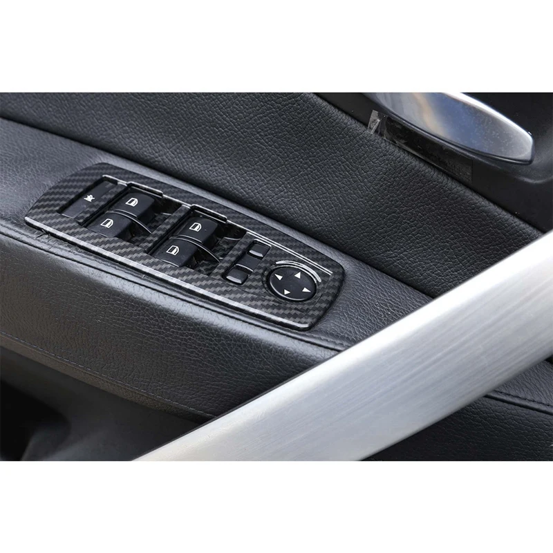 Car Window Lift Switch Button Cover Trim Stickers Car Accessories Interior For-BMW X3 E83 2006-2010