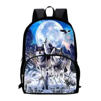 Wolf Muster Mochila große Kinder Rucksack Schult asche für Schüler hochwertige Kinder tasche langlebige Bücher taschen für Studenten