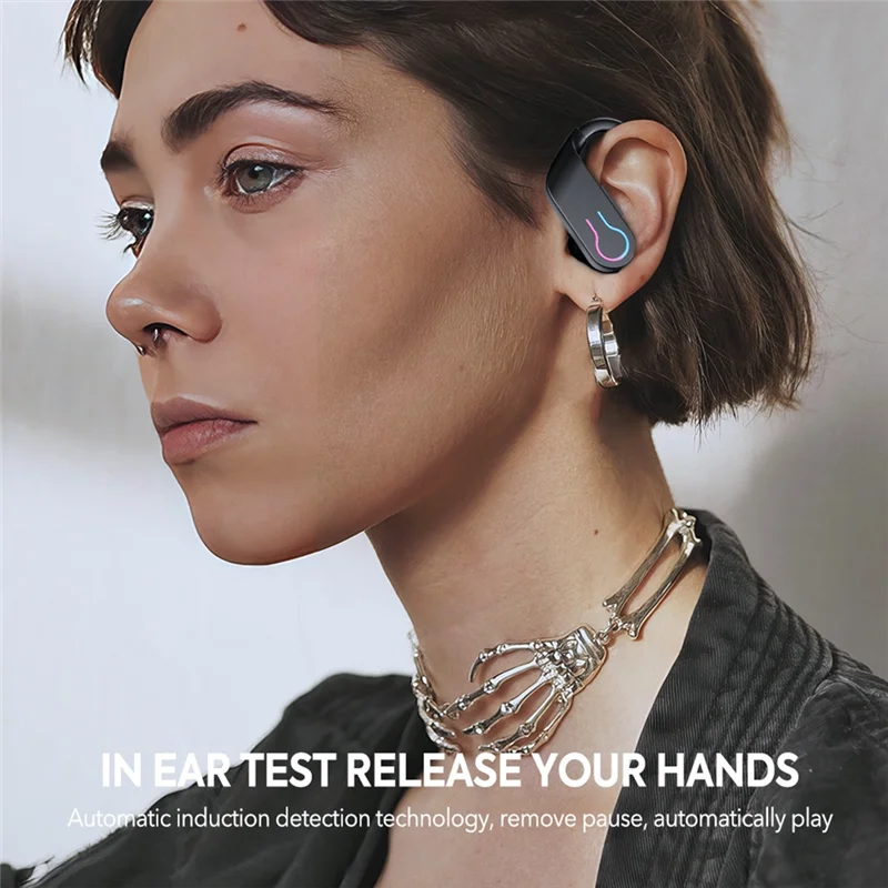 -ABAB Bluetooth 5.3 Earphones Sports Headset IPX7 Waterproof In-Ear Sports Headset Hifi Stereo In-Ear Sports Headset Bluetooth 5