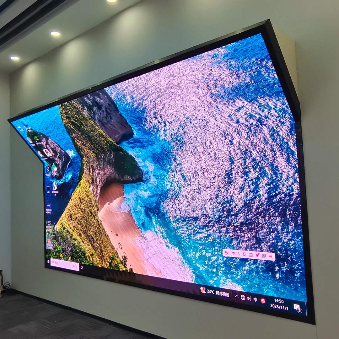 4K P2.5mm Full Color LED Video Wall Panel Indoor 320*480mm 500cd Brightness Home Cinema Control Room Ultra Slim Retail Stores