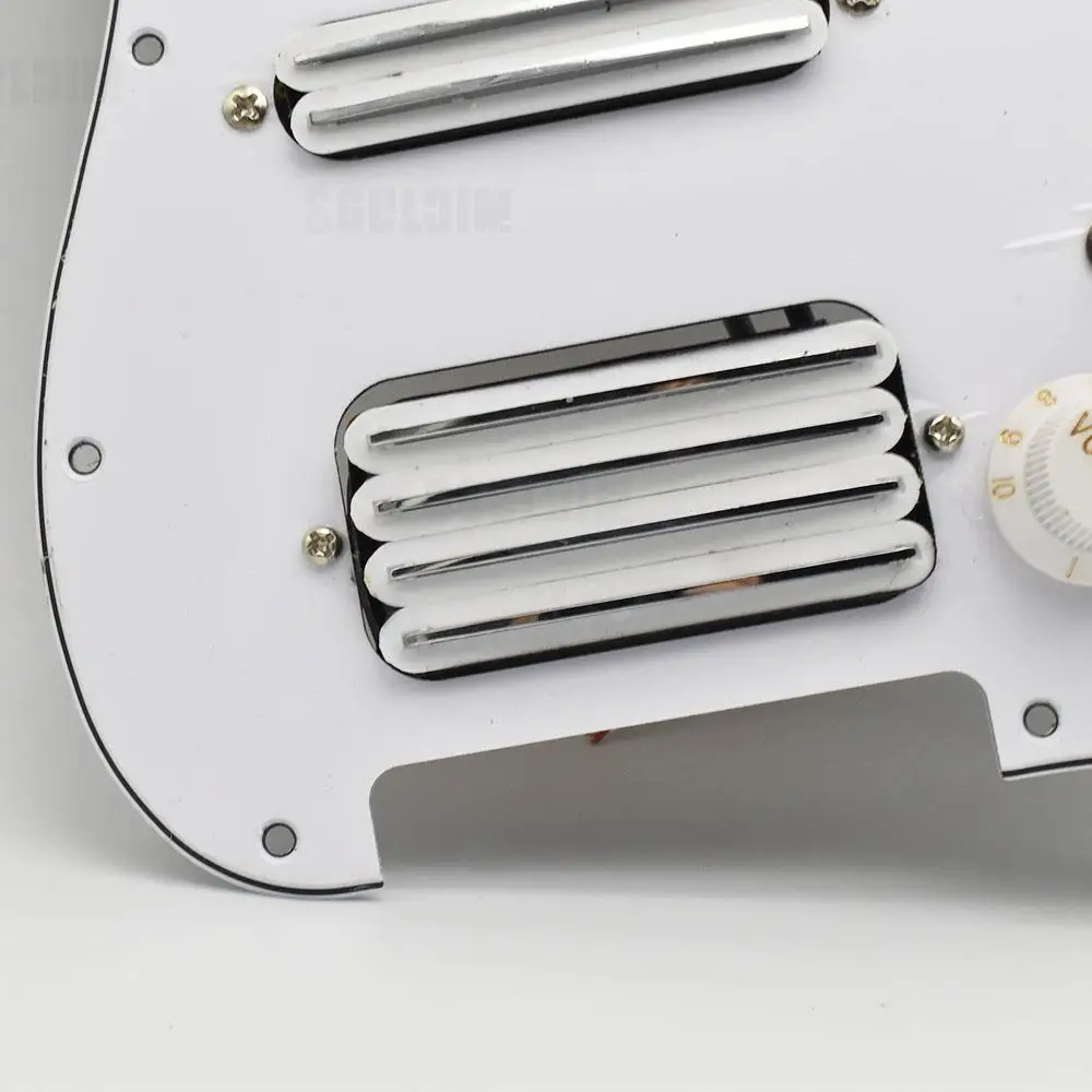 سش لفائف تقسيم التقاطات الغيتار الكهربائي بيك جارد 2 هامبوكر صغير مع لفائف بيك اب عالية الانتاج تحميل لوحة خدش السلكية #3