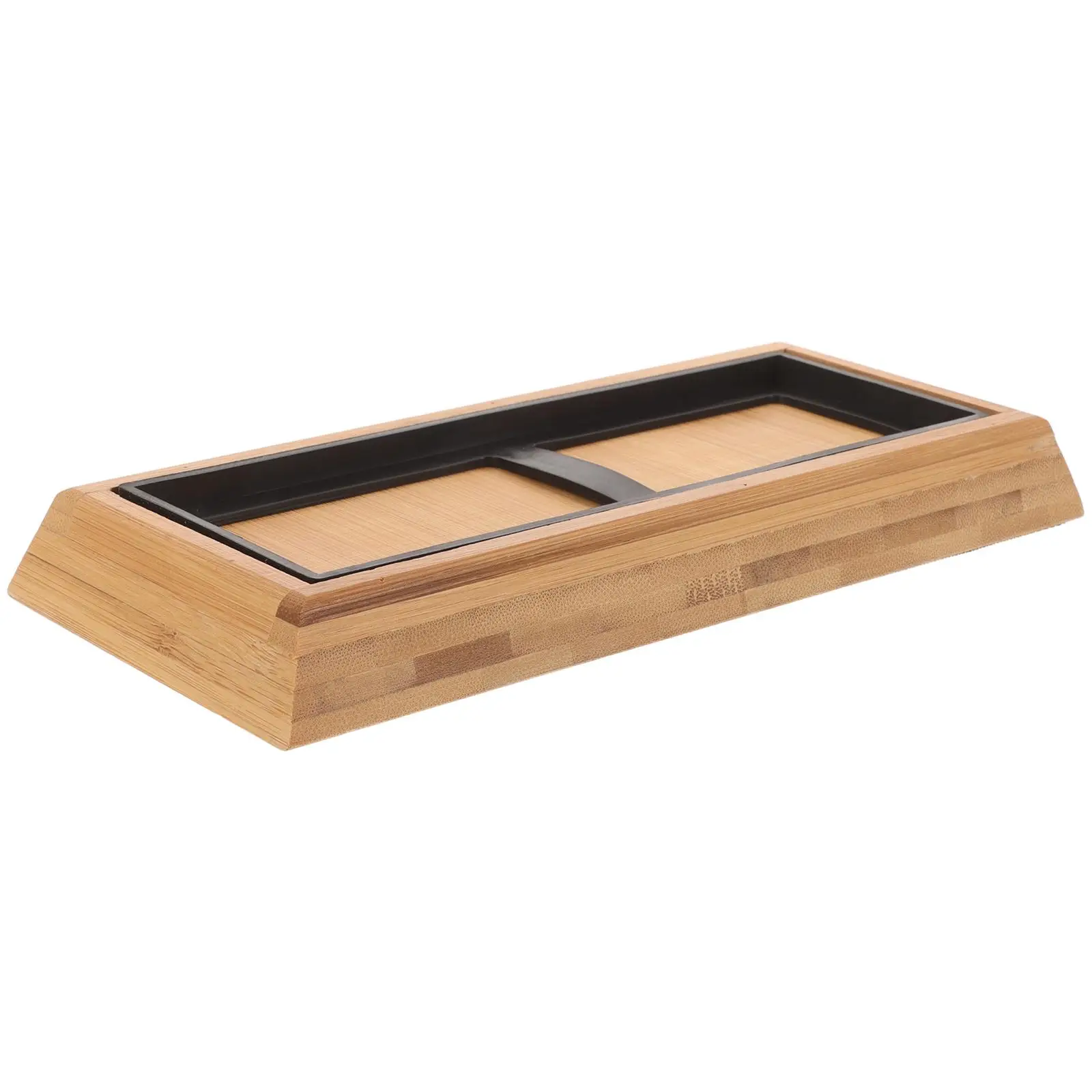 

Bamboo Whetstone Base Non Slip Fixed Tray Kitchen Home Sharpener Holder Grinding Stone Tool Storage Sharpening Stone for Home