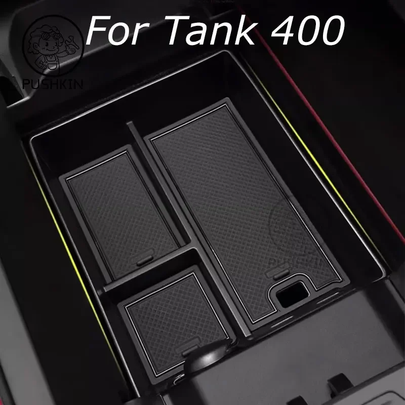 

2023 GWM Great Wall Tank 400 Car Door Armrest Storage Box Central Console Copilot Organize Storage Box Garnish Cover Accessories