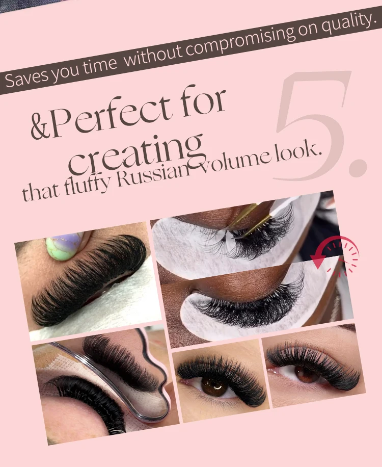ABONNIE Kaschmir Easy Fan Lashes Extension DIY 2d/3d/4d/10d Nerz Blooming Eye Lash Extensions 0,03/0,05/0,07/0,10 – Detail 8
