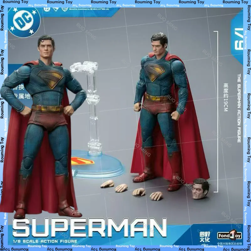 

Новая оригинальная фигурка Fondjoy 1/9, Battle Damaged David Corenswet, Супермен, модель, фигурка Супермена, подвижная детская игрушка