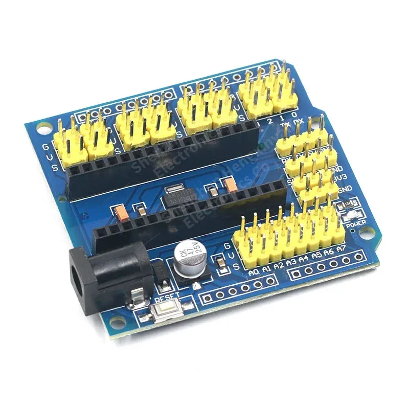 NANO I/O IO Expansion Sensor Shield Module For Arduino UNO R3 Nano V3.0 3.0 Controller Compatible Board I2C PWM Interface 3.3V