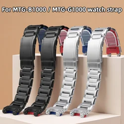 316L Stainless Steel Bracelet for CASIO G-SHOCK MTG-B1000 MTG-G1000 Luxury Metal Strap Replacement Men's Watch Accessories